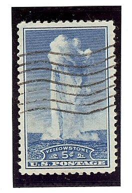 U.S. Used Scott #745 5 Cent Blue