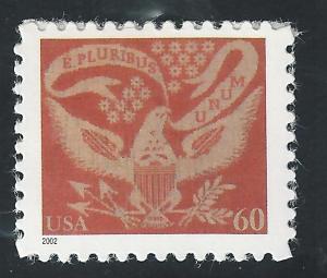 US #3646 60¢ Coverlet Eagle