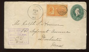 E3 Special Delivery Used on Cover with 2 Different RPO Marks LV8101