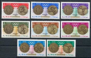 1968 Ajman 341-348 1968 Olympic Games in Mexiko 6,50 €