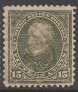 U.S. Scott Scott #284 Clay Stamp - Used Single