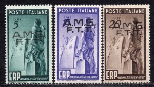 2066 - Italy 1949 - ERP Help - Overprinted A.M.G.F.T.T. - MNH Set