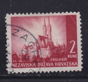 Croatia 35 Zagreb Cathedral 1941