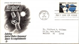 FDC 1975 SC #1557 Artcraft Cachet - Pasadena, CA - Single - J1451