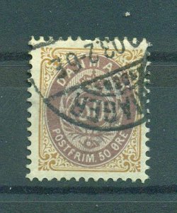 Denmark sc# 51 (3) used cat value $24.00