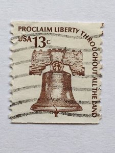 US – 1975 – Single “Cultural” Coil Stamp – SC# 1618 – Used