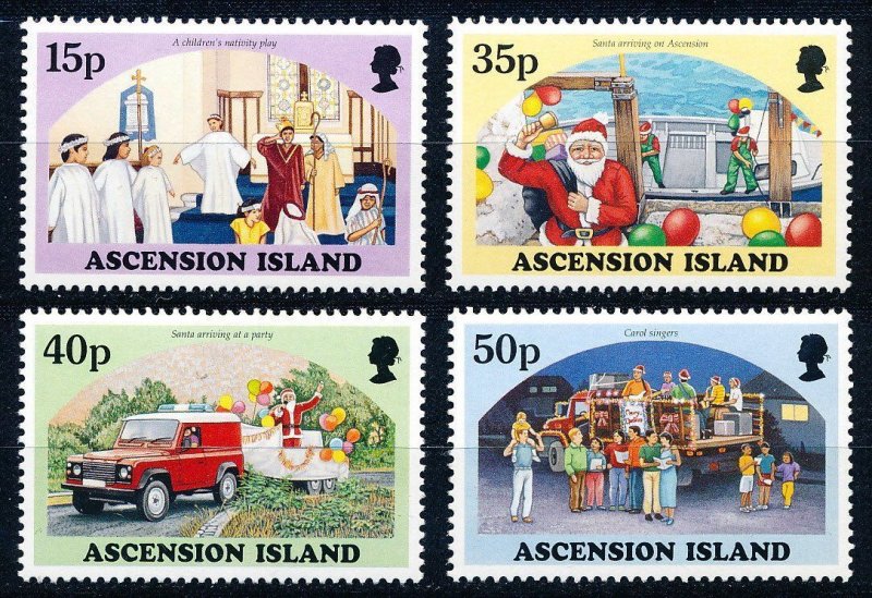 Ascension #711-714 Set of 4 MNH