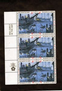 1480-1483 Boston Tea Party, MNH Left Side Mail Early blk/12