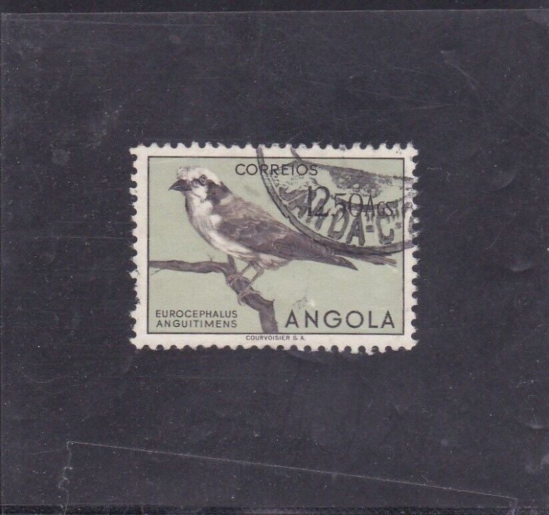 ANGOLA PORTUGUESE COLONIES , STAMP BIRDS 12,5 A.