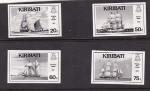Kiribati 1989 Nautical History promotion black and white prints Mint Condition