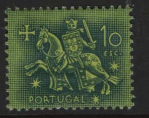 PORTUGAL, 773, HINGED, 1953-56, EQUESTRIAN SEAL OF KING DINIZ
