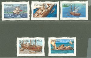 Tonga #602A-606A  Single (Complete Set)