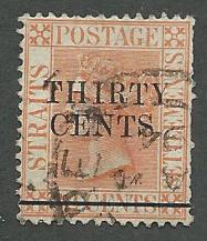 Straits Settlements  Scott 76  Used  