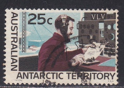 Australian Antarctic Territory # 16, Radio Operator, Used, 1/3 Cat.