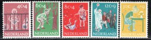 Netherlands Scott # B336 - B340, mint nh