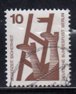 Germany 1972 Sc#9N317 Mi#403 Defective Ladder Used (Berlin)