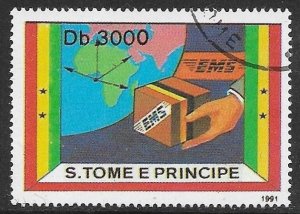 St. Thomas and Prince # 1050 - Express Mail Service - unused/CTO....{Gn22+}