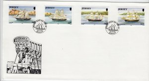 Jersey 1992 Ship Building on FDC