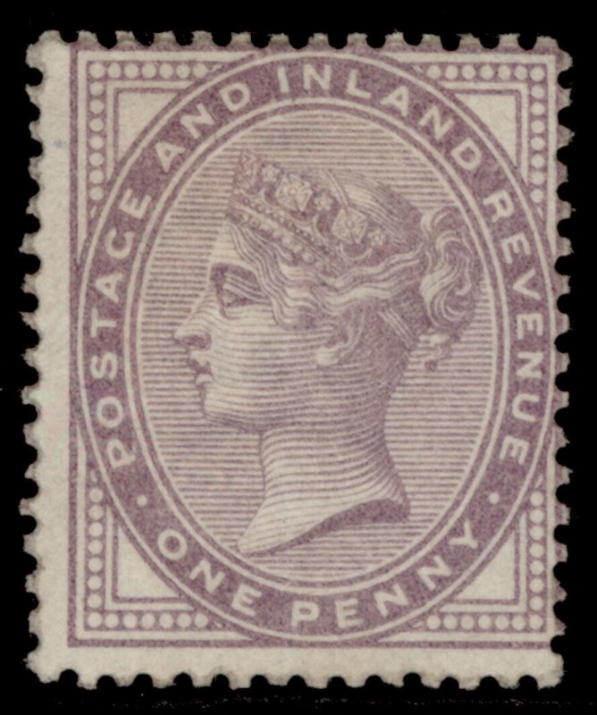 GB QV SG171, 1d pale lilac 14 DOTS, UNUSED. Cat £225. 