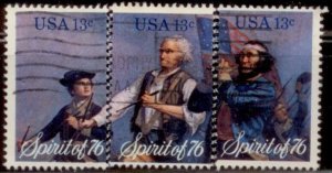 USA 1976 SC# 1629-31 Used L380