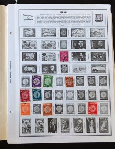 Israel Mint & Used Stamp Collection on Album Pages ZAYIX 0324L0137