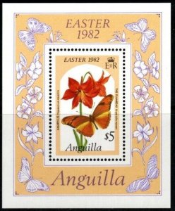 ANGUILLA SGMS506 1982 EASTER FLOWERS MNH