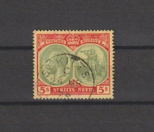 ST KITTS & NEVIS 1920 SG 34 USED Cat £42