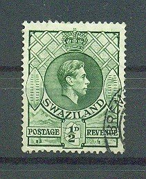 Swaziland sc# 27 used cat value $1.25