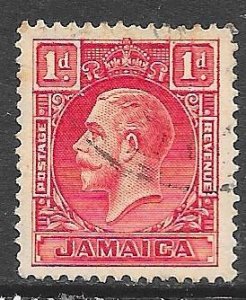 Jamaica 103a: 1d George V, used, VF