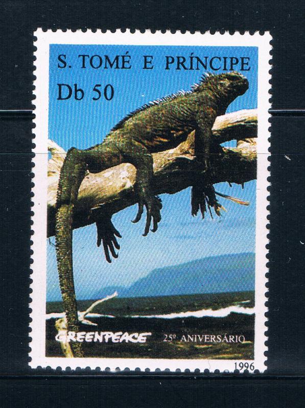 Saint Thomas and Prince Is 1238 MNH Iguana (S0674)+