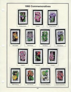 1992 2647-2696 29 cent WILDFLOWERS SET 50 MNH SINGLES - SCV $66.50 - W41