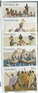 Transkei - South  Africa #132,134,138,144,146 (MLH) CV $1.40