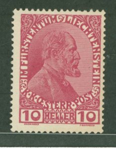 Liechtenstein #6 Mint (NH) Single