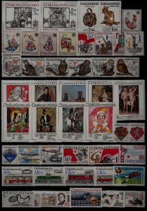 Czechoslovakia MNH lot 1986/ 46v