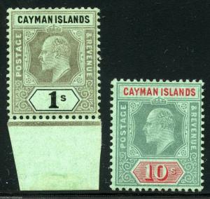 CAYMAN ISLANDS   SCOTT#29/30  MINT HINGED  FULL  ORIGINAL GUM