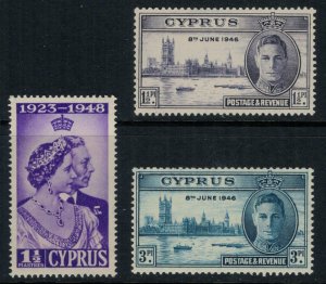 Cyprus #156-8*  CV $2.00