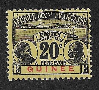 FRENCH GUINEA SC# J11  F/MOG    1906