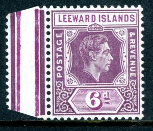 Leeward Islands 1942 British KGVI 6p Purple SG #109 MNH X297 ⭐⭐⭐⭐⭐