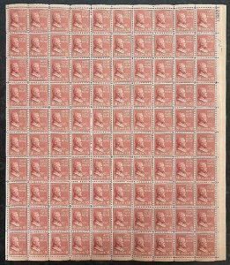 MALACK 823 VF OG NH, Sheet of 100, 18c Ulysses Grant..MORE.. f0062