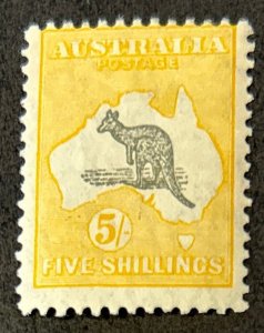 Australia Sc. 100, 1929. Unused, VLH, Centered to top,  OG, F-VF.. Cv. $240.