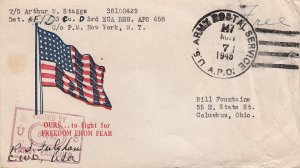 United States A.P.O.'s Soldier's Free Mail 1945 U.S. Army Postal Service, A.P...