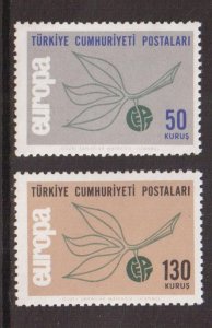 Turkey   #1665-1666   MNH  1965  Europa