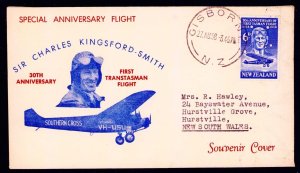 Sir Charles Kingsford Smith Southern Cross Australia #321 Flight Cover VF