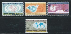 St. Vincent Gernadines 25-8 1974 100th UPU set MNH