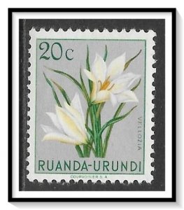 Ruanda-Urundi #116 Flowers MH