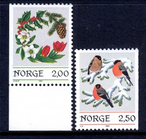 Norway 1985 Birds Complete Mint MNH Set SC 871-872