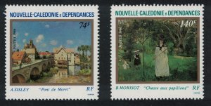 New Caledonia Paintings 2v 1986 MNH SG#799-800