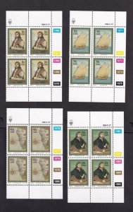 South West Africa #594-597 MNH 1988  Cape of Good Hope in blocks of 4