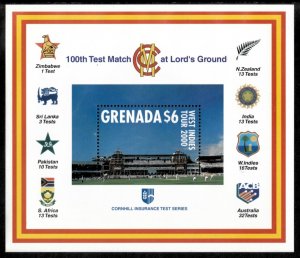 Grenada 2000 - Cricket Test Match - Souvenir Stamp Sheet - Scott #2943 - MNH