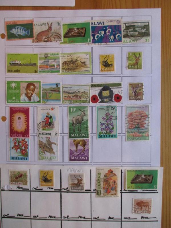 ~211 Malawi - Hinged On Pages - Unchecked, As Received - See Scans -#1